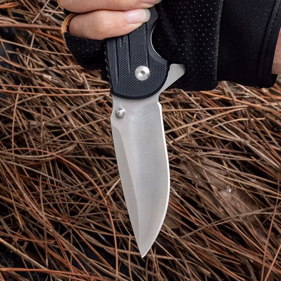 Outdoor Bushcraft EDC Tactical Survival Camping Caça Faca Dobrável